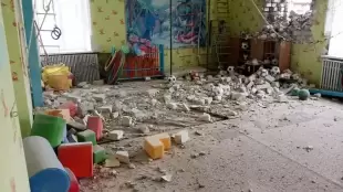 Обстрел детского сада в Станице Луганской – постановка