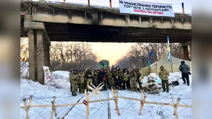 The blockade of Donbass