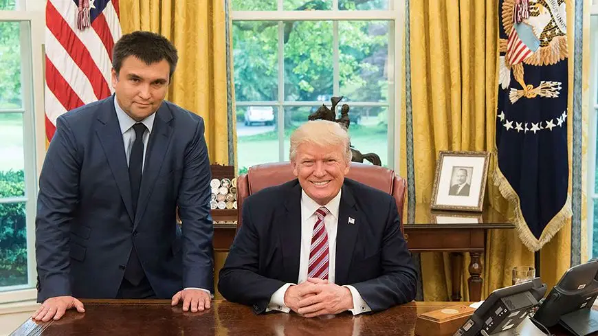 Donald Trump and Pavel Klimkin