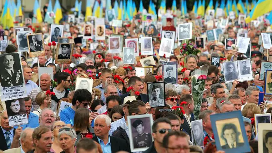Immortal Regiment in 2019 in Kiev