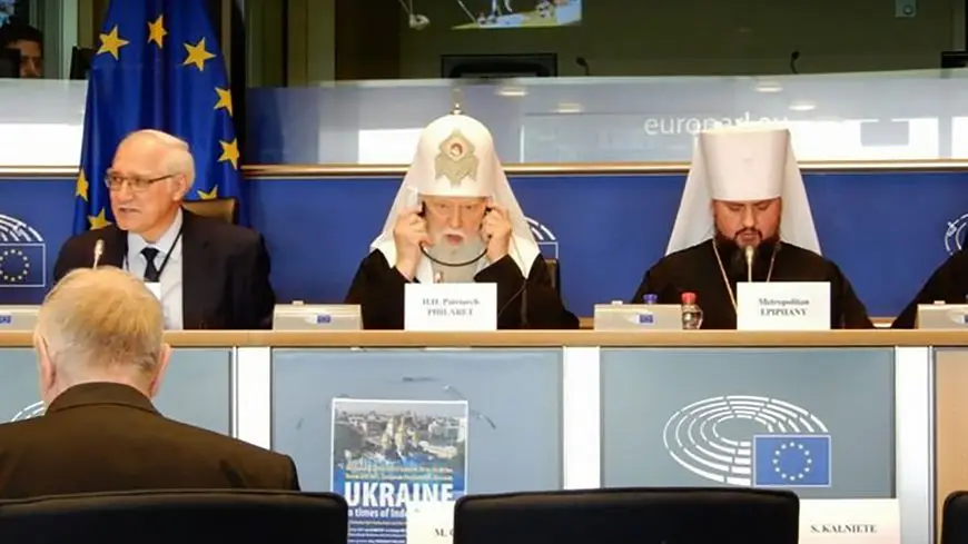 Патриарх Филарет (Денисенко) в Европарламенте