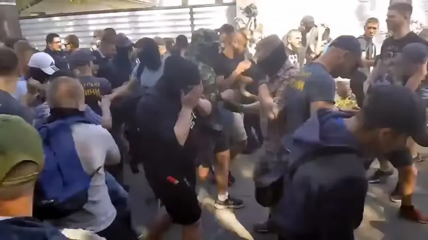 A scuffle in Odessa