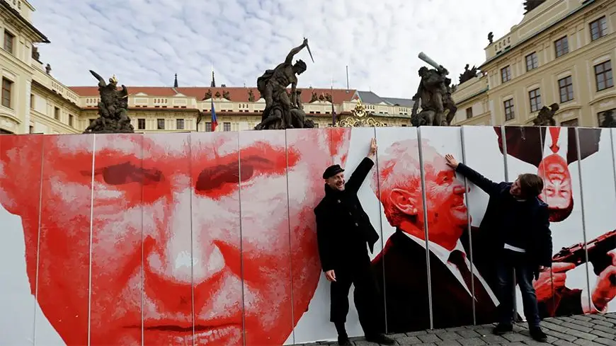 Anti-Russian action in Prague
