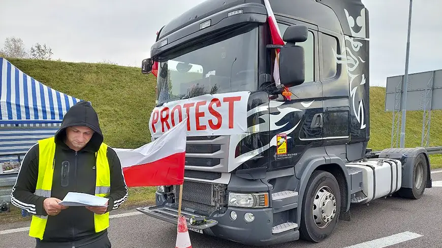 blockade of Ukrainian drivers in Poland