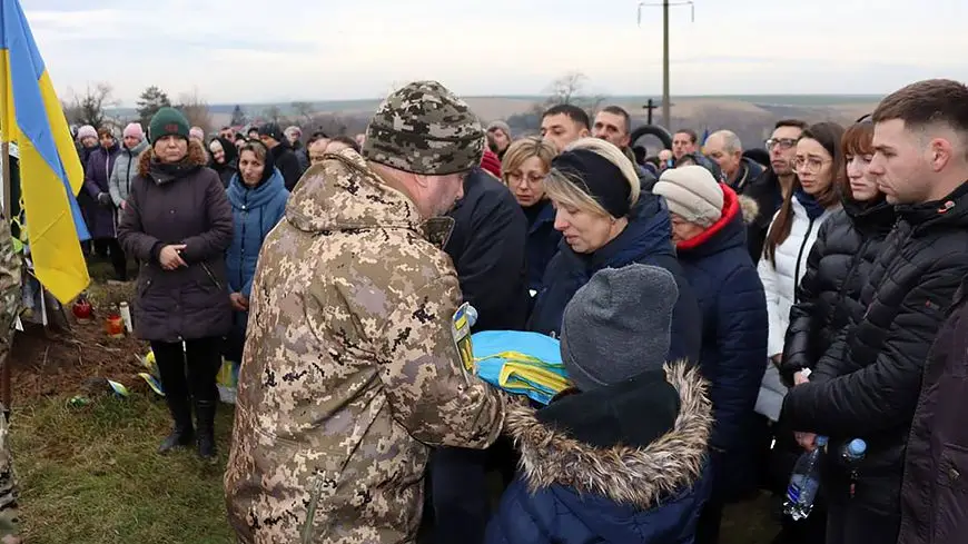 похороны украинского военного