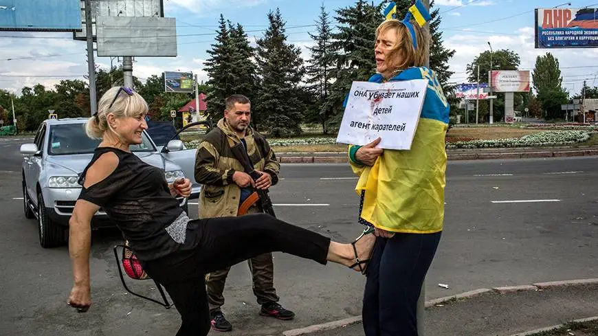 Ирина Довгань которую истязали в Донецке