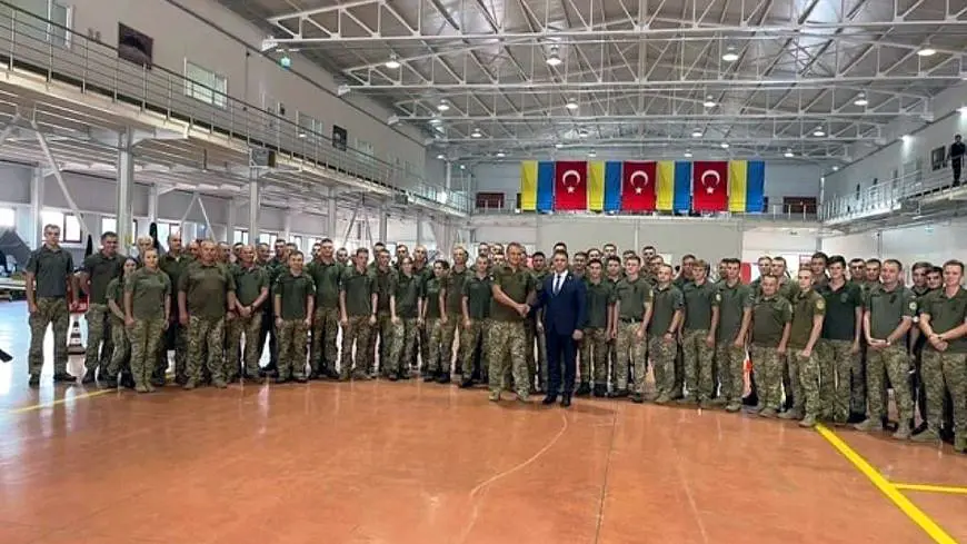 украинские военные в Турции